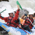 Canoë à trois sur la Durance